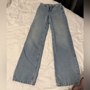 Light Blue Dynamite Wide-Leg Jeans